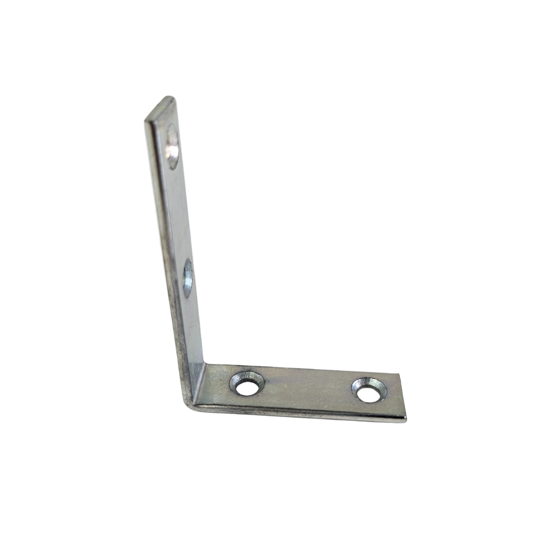 Kit com 50 Cantoneiras L Zincadas Dws em Aço Reforçado – 7x5cm com Furo Escariado