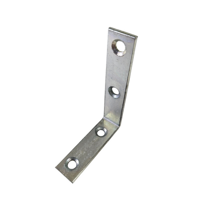 Kit com 50 Cantoneiras L Zincadas Dws em Aço Reforçado – 7x5cm com Furo Escariado